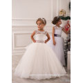 Latest Children Frocks Lace Long A Line Flower Girl Dresses Birthday Pattern Kids Party Dress LF21F